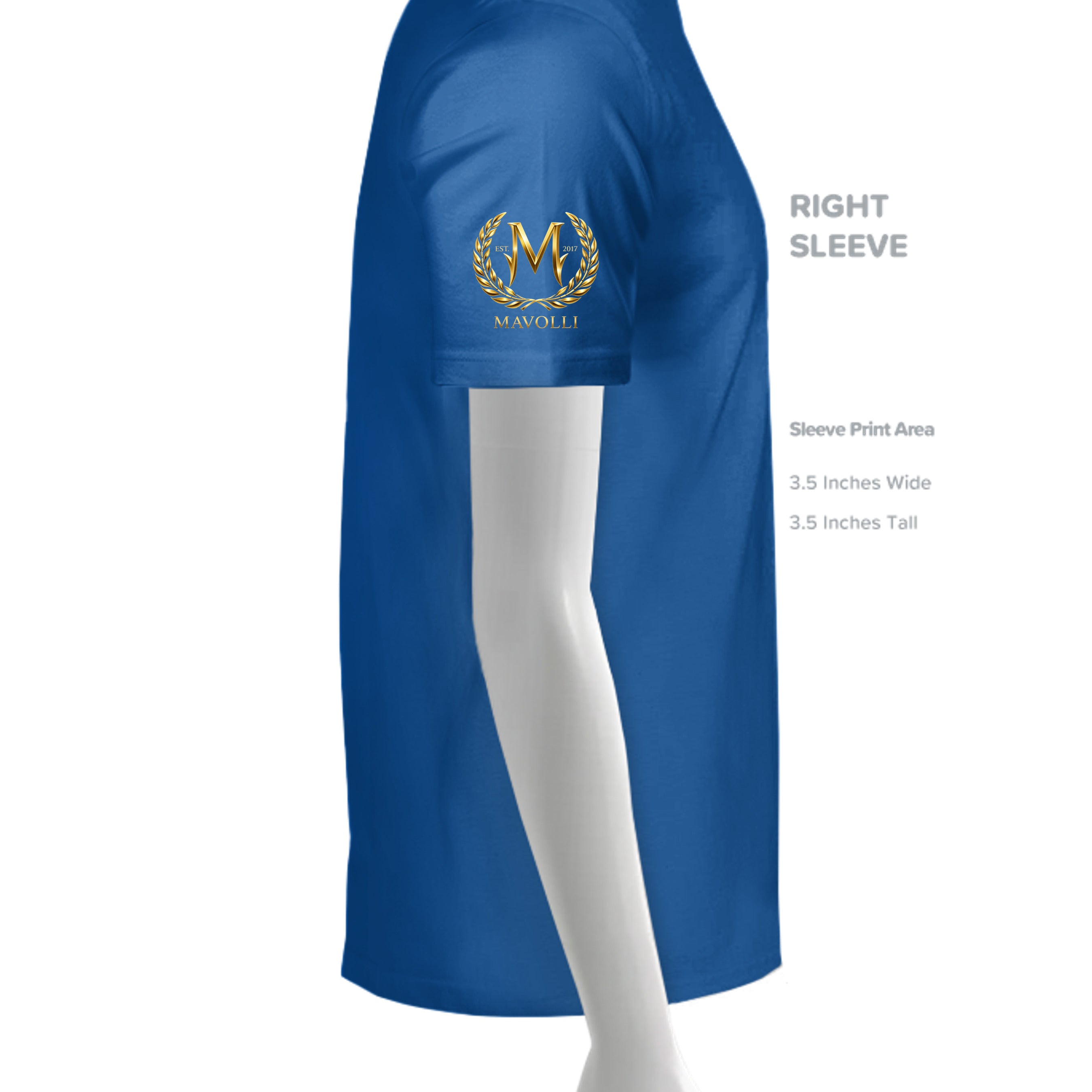 NEON BLUE - G500 - SLEEVE_RIGHT